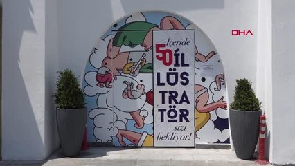 AYDIN TÜRKİYE'NİN EN GENİŞ KATILIMLI İLLÜSTRATÖRLER SERGİSİ ADA MODERN'DE