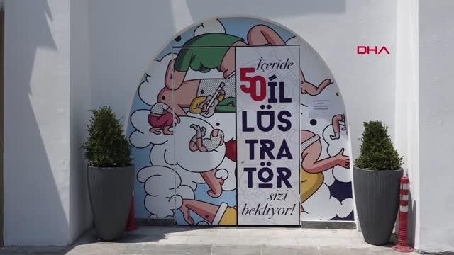 AYDIN TÜRKİYE'NİN EN GENİŞ KATILIMLI İLLÜSTRATÖRLER SERGİSİ ADA MODERN'DE