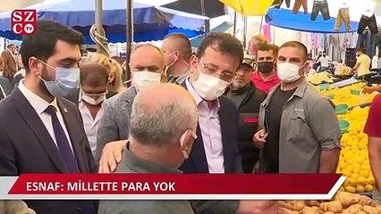 İmamoğlu, 2.5 yıl sonra aynı pazara gitti, şikayet değişmedi: Geçim sıkıntısı