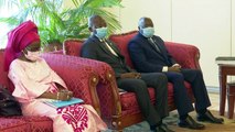 Audience du Président Alassane Ouattara avec le Président de la comission de l'UEMOA