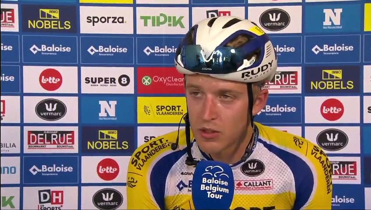 Tour de Belgique 2021 - Robbe Ghys : "I had only one job : follow Remco's wheel"