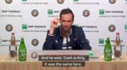 'Cash is king' - Medvedev hits out at French Open organisers