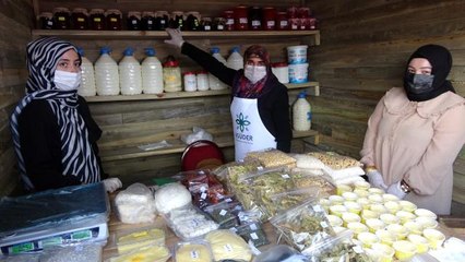 Kadınların el emeği göz nuru ürünleri görücüye çıktı
