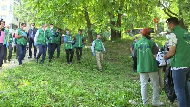 Başkan Aktaş Dünya Çevre Gününde çöp topladı