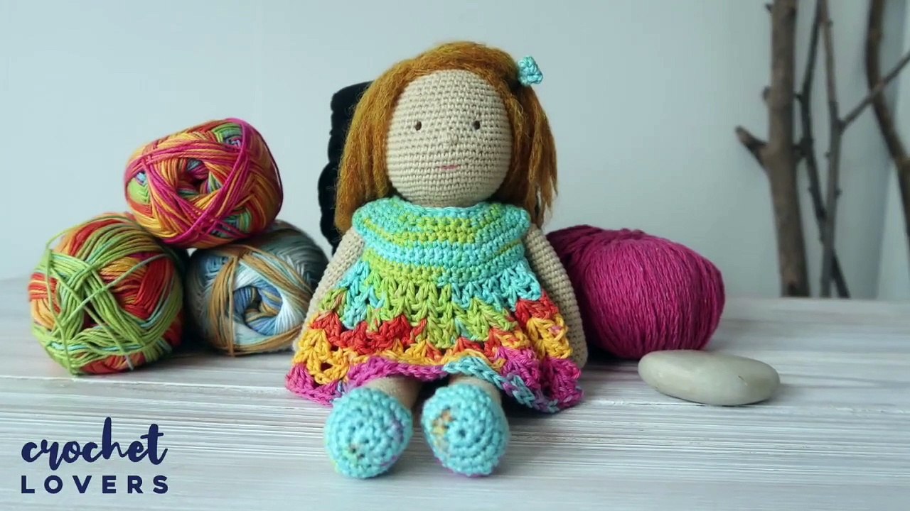 How To Crochet Doll. Lesson 2: The Body | Amigurumi Doll Tutorial + Free Pattern | Crochet Lovers