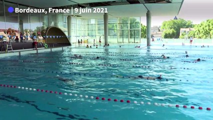 Réouverture des piscines: les Bordelais replongent dans le grand bain