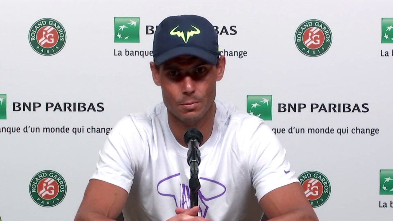 Roland-Garros 2021 -  Rafael Nadal at Roland Garros, 105 wins from 107 matches : "The numbers are just amazing, no ?"