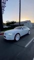 White Rolls Royce On Road ❤️