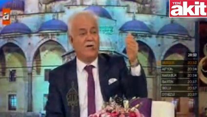 Nihat Hatipoğlu'yla canlı yayında dalga geçen soru