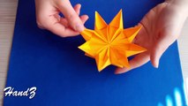 Easy Paper Flower. Origami Flower. Ideas For Gift Decor. Easy Origami For Kids