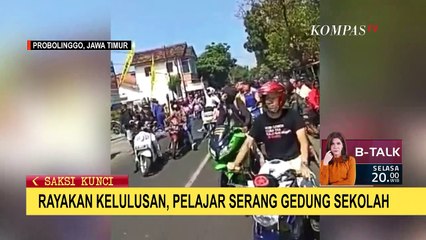 Rayakan Kelulusan, Pelajar Serang Gedung Sekolah