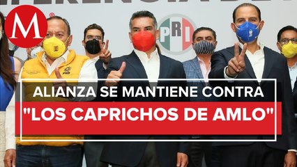 No daremos ningún diputado a Morena, responden PRI, PAN y PRD a AMLO