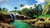 Tropical Waterfall & Audio - relaxing, meditation, nature