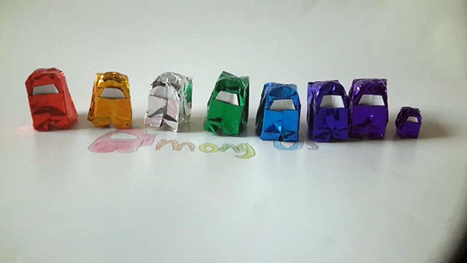 ⁣Among Us 3D Origami
