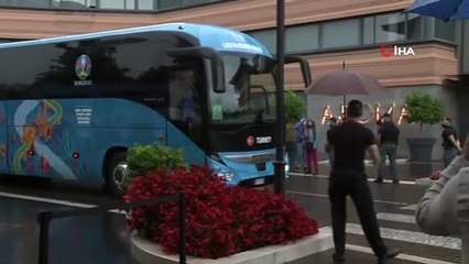 A Milli Takım, Roma'ya geldi