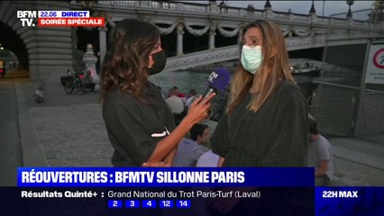 Ils se retrouvent sur les quais de Seine faute d'avoir pu avoir une table en terrasse