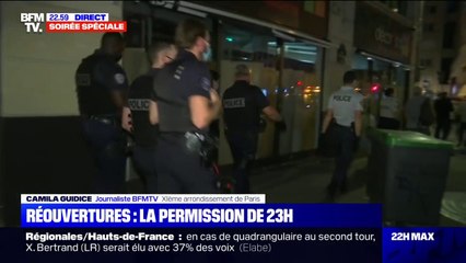 La police est mobilisée pour faire respecter le nouvel horaire du couvre-feu