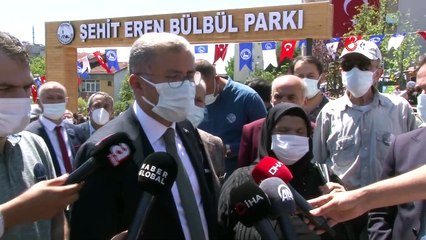 Üsküdar’da yeni açılan parka Şehit Eren Bülbülün adı verildi