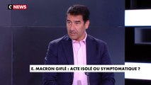 Karim Zeribi : «Je trouve ça inquiétant qu’il n’y ait que 60% de Français indignés par ce geste inacceptable […] Mais dire que quand on gifle le président de la République on gifle la France, je n’irai pas jusque-là»