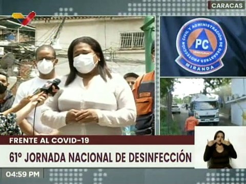 Activan Jornada de Desinfección para evitar propagación de la COVID-19 en la parroquia El Valle