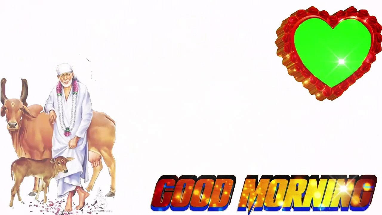 White Background Good Morning Green Screen Effects I love Sai Green Screen Animation Video effects ।।_1440p