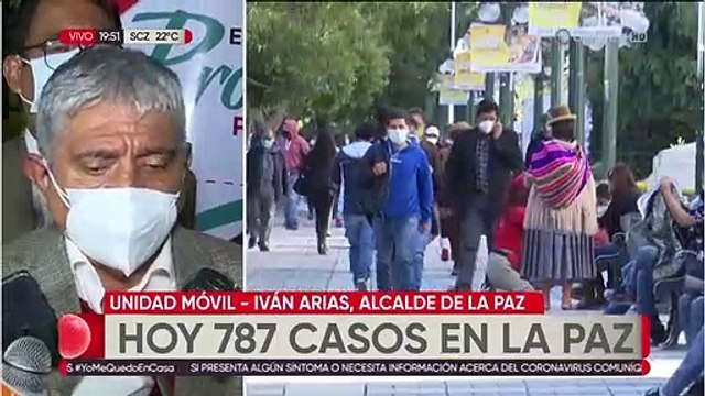 La Paz reporta 787 nuevos casos de Covid-19: “lo habíamos advertido”, señala el alcalde Iván Arias