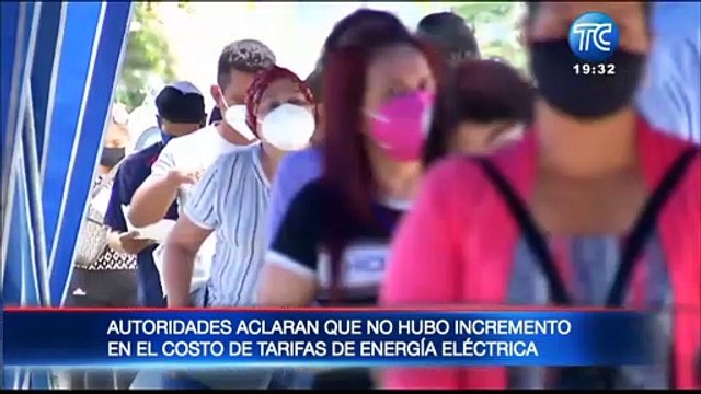 Autoridades aclaran que no hubo incremento en el costo de tarifas de luz
