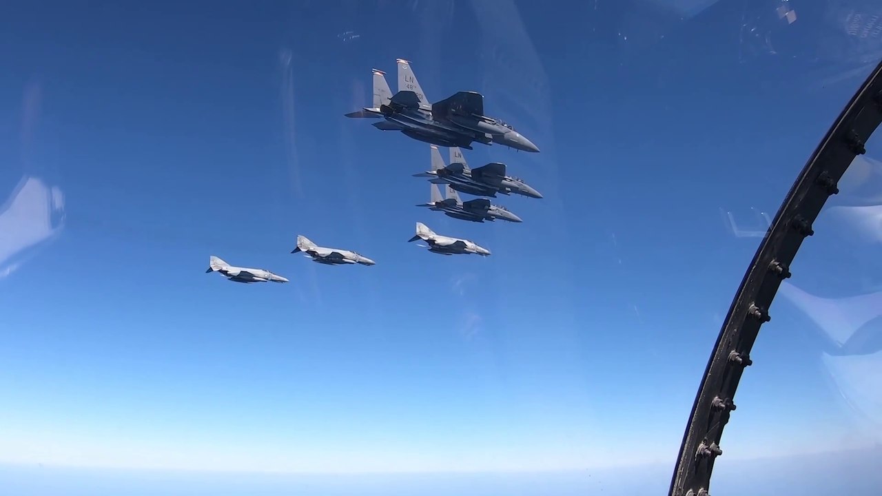 US Military News • U.S. & Hellenic Air Forces • Joint Air Combat Training • Aegean Sea June 3 2021