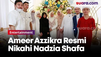 Anak Ustaz Arifin Ilham, Ameer Azzikra Resmi Nikahi Nadzia Shafa