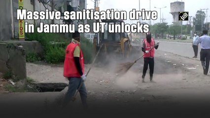 Massive sanitisation drive in Jammu as UT unlocks