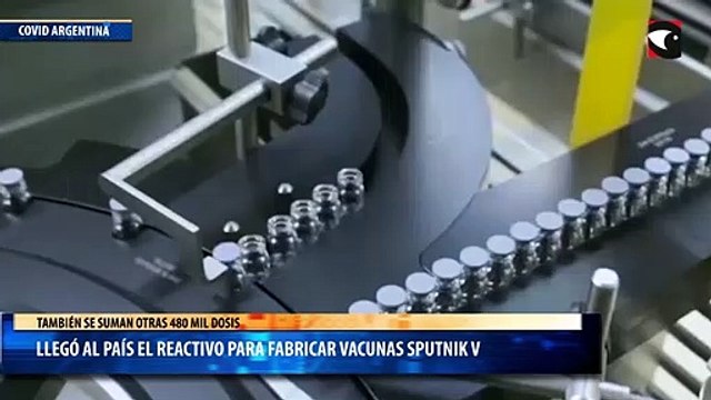 Llegó al país el reactivo para fabricar vacunas Sputnik V y se suman otras 480 mil dosis