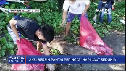 Aksi Bersih Pantai Peringati Hari Laut Sedunia