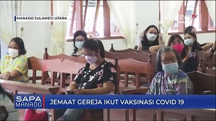 Jemaat Gereja Ikut Vaksinasi COVID-19