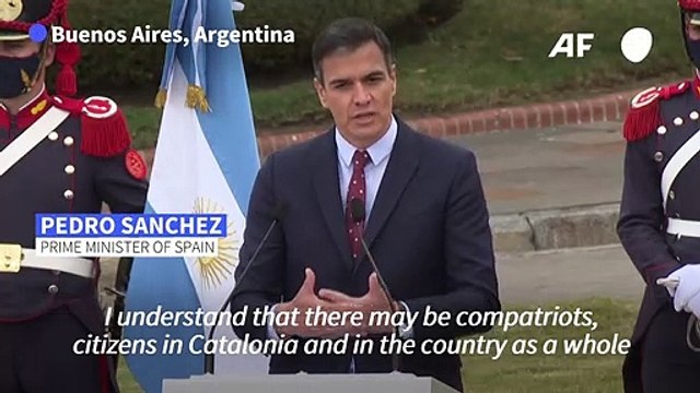 Spanish PM calls for 'understanding' over pardons for Catalan separatists