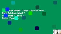 About For Books  Curso Todo-En-Uno Para Adultos, Nivel 2: Lecciones * Teoria * Solos (Spanish