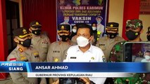 Kapolda Kepri dan Gubernur Provinsi Kepri Tinjau Pelaksanaan Vaksin