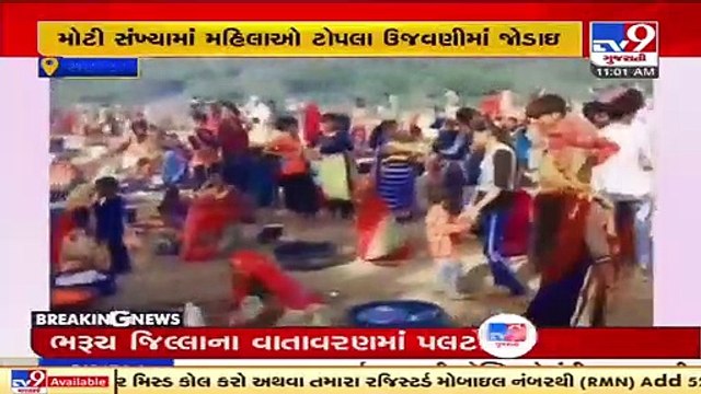 Videos shows large number of people gathered in Kimbuwa village, COVID norms flouted _ Patan _ Tv9