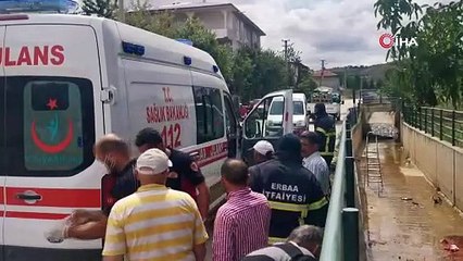 Sulama kanalına uçan motosiklet sürücüsü hayatını kaybetti