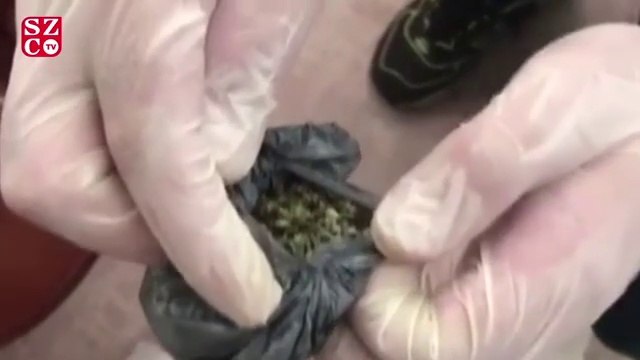 Keman kutusu ile valizlerin içinden esrar çıktı