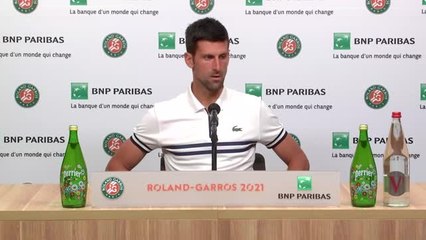 Roland-Garros - Djokovic "confiant" avant d'affronter Nadal