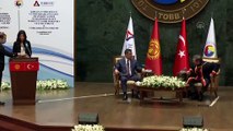 ANKARA - Kırgız Cumhuriyeti Cumhurbaşkanı Caparov’a TOBB ETÜ Fahri Doktorası tevdi töreni düzenlendi (2)