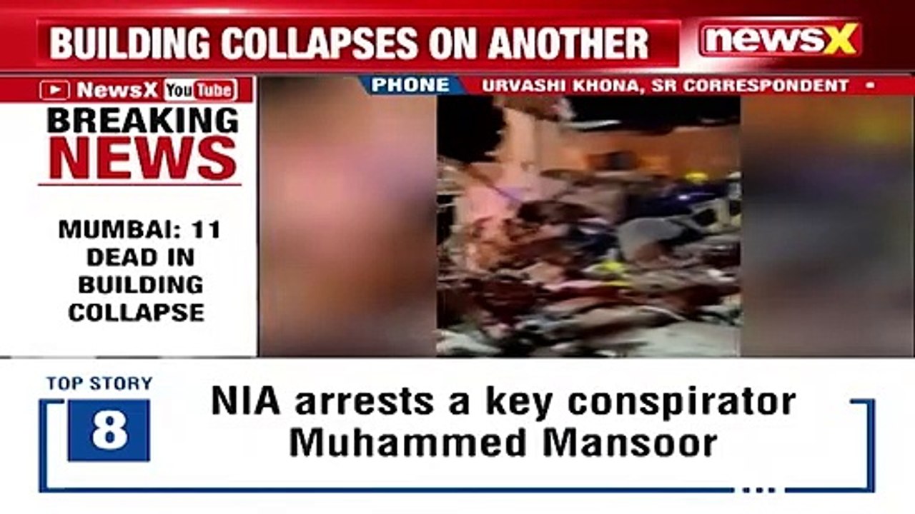 Residential Building Collapses In Mumbai’s Malad 11 Dead In Mishap NewsX