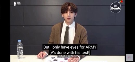 [ENG SUB] BTS V 2021 FESTA EXAM BEHIND THE SCENES!
