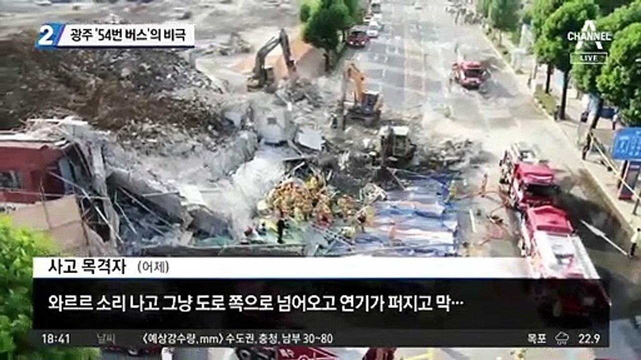 철거건물 붕괴…광주 ‘54번 버스’의 비극