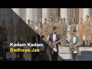 Students Perform Kadam Kadam Badhaye Jaa During PM Modi’s Visit To Kolkata | OTV News