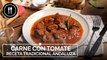 Carne con tomate, receta tradicional andaluza