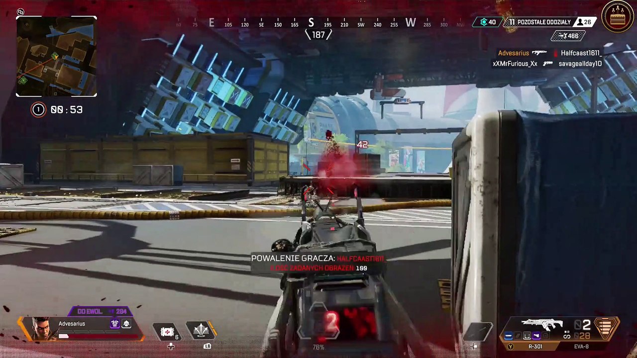 Apex Legends - 1 Vs 3 with EVA-8, Bangalore Season 8 Gameplay