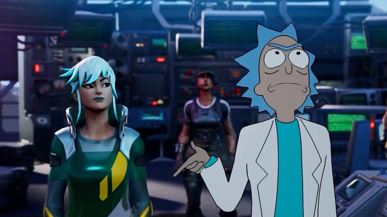 Rick & morty und ufos in fortnite??