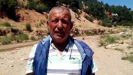 Ayvacık Çayı ve Kısık Kanyonu kuraklığa teslim oldu