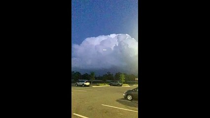 Crazy slow motion footage of Florida lightning strike @Shorts